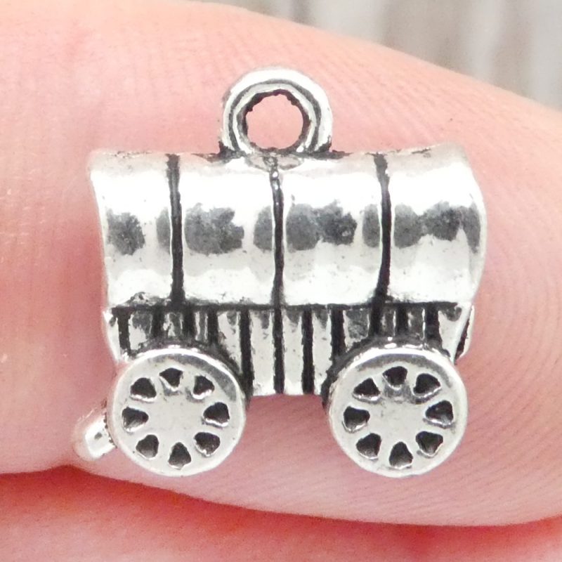 covered wagon charm