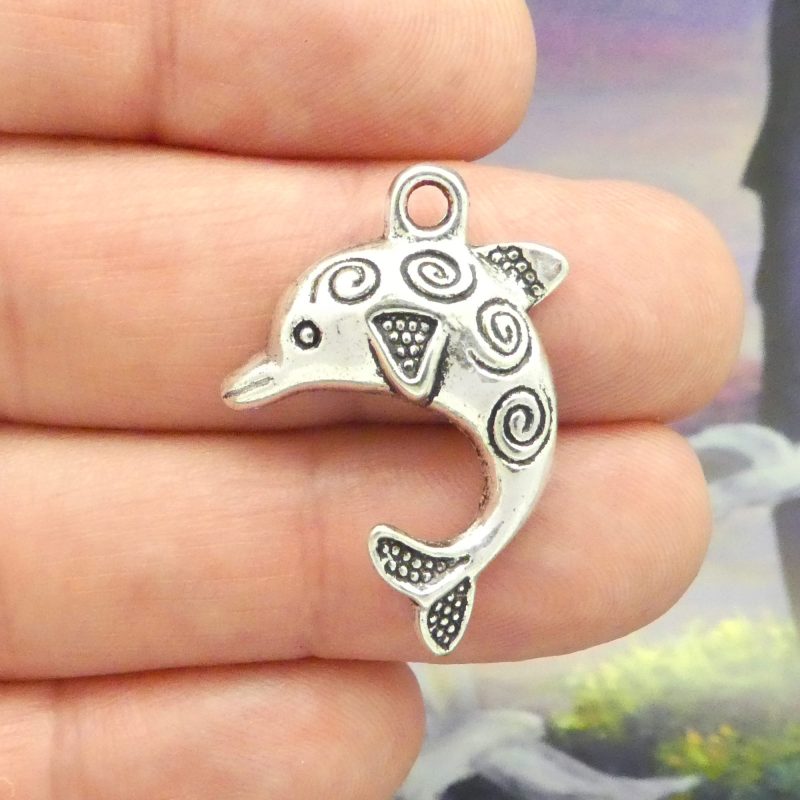 Dolphin Charms for Jewelry Making
