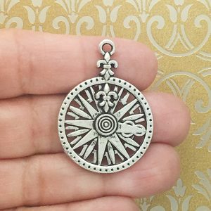 Compass Charm Pendant