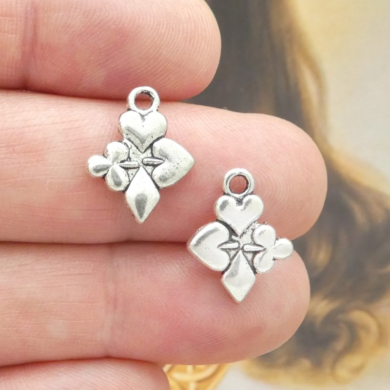 playing card symbols charm