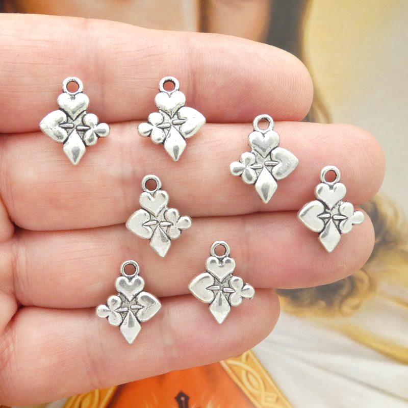 BULK 40 Playing Card Charm Gambling by TIJC SP0914B
