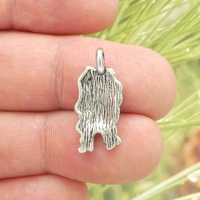 BULK 60 Santa Claus Charm Silver by TIJC SP0916B - Image 6