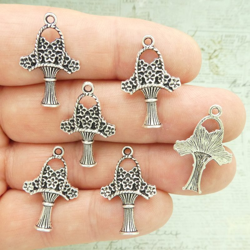 Flower charms bulk
