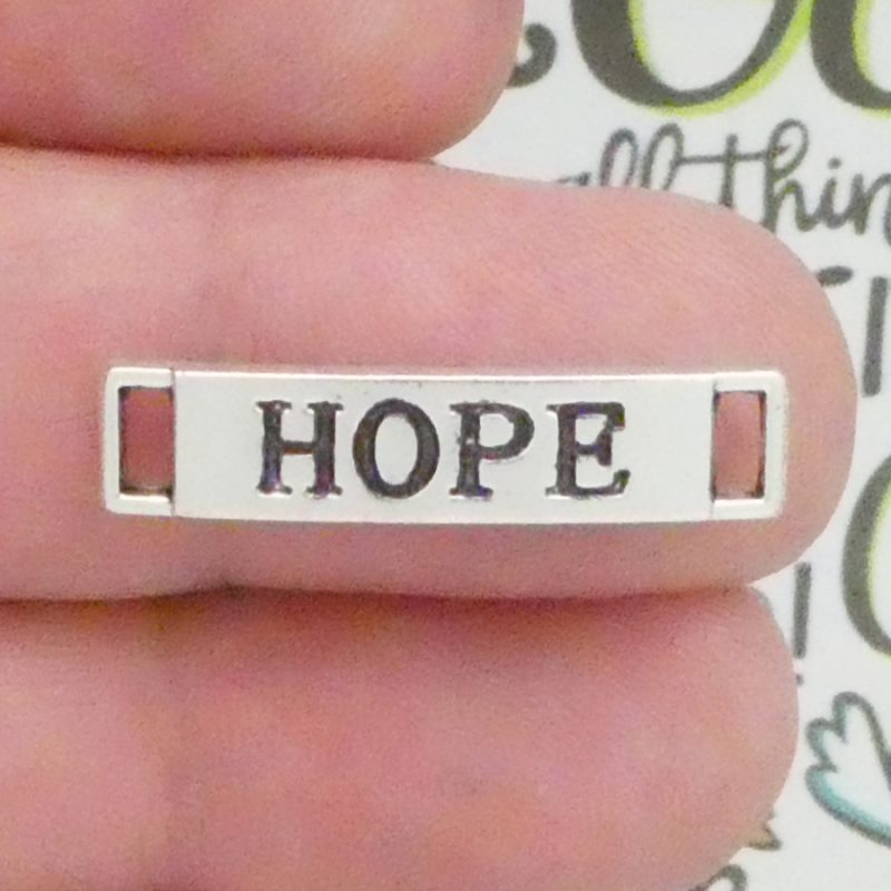 Hope Bracelet Connectors for Jewelry Making