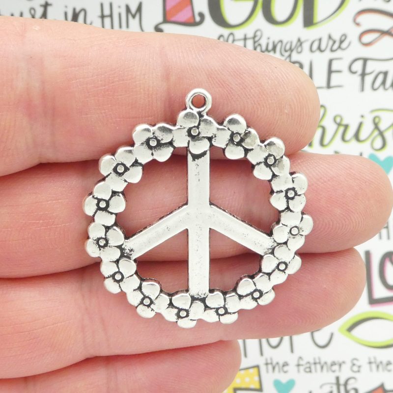 peace sign charms wholesale