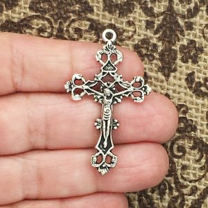 Crucifix Cross Charms for Rosary Making