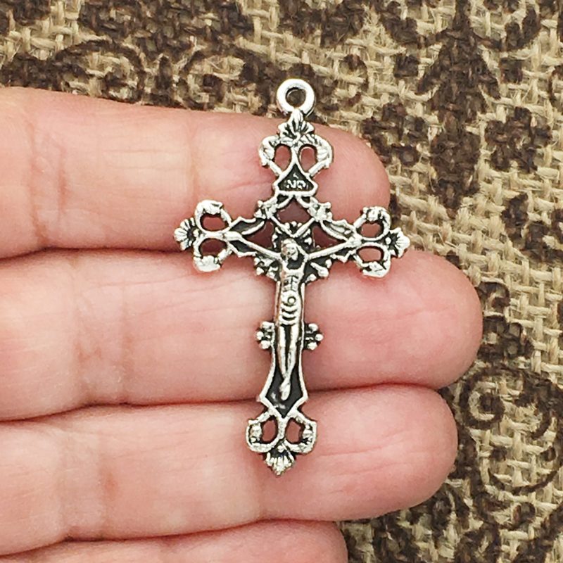 Crucifix Cross Charms for Rosary Making