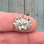 cat head charm