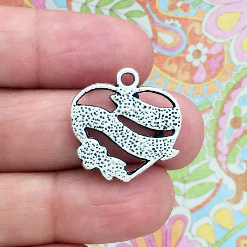 I Love you Heart Charm