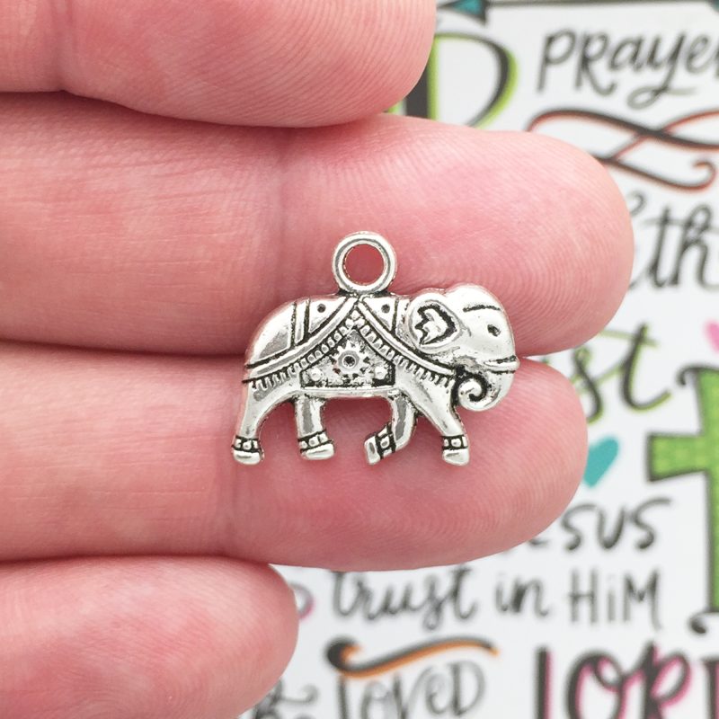 Elephant Charms for Jewelry Making