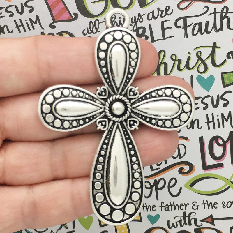 Large Cross Pendants for Jewelry Making