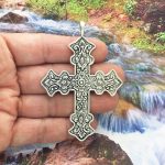 orthodox cross pendant