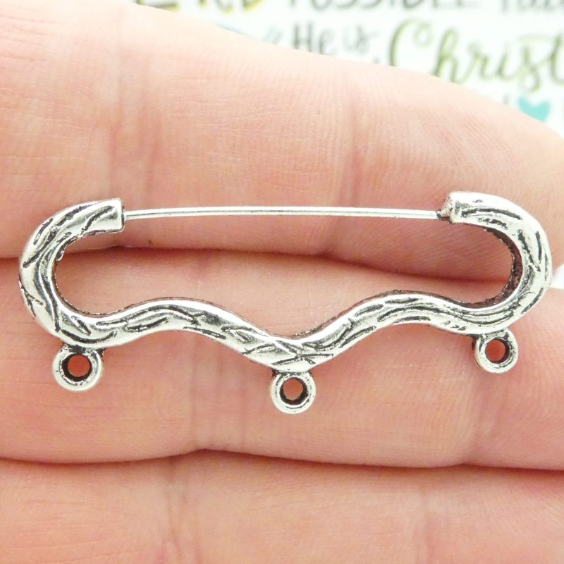 charm holder pin