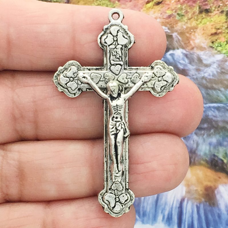 Silver Crucifix Pendants Bulk