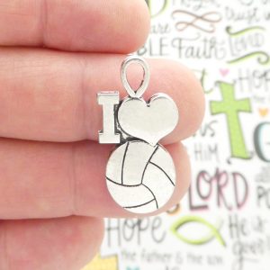 volleyball charms for jewelry making
