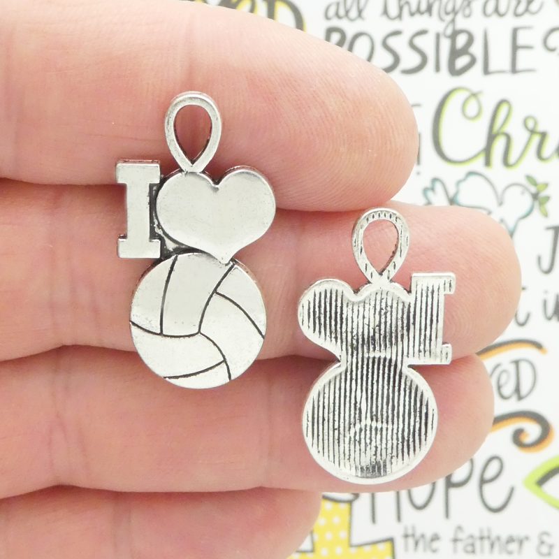 volleyball charms for jewelry making