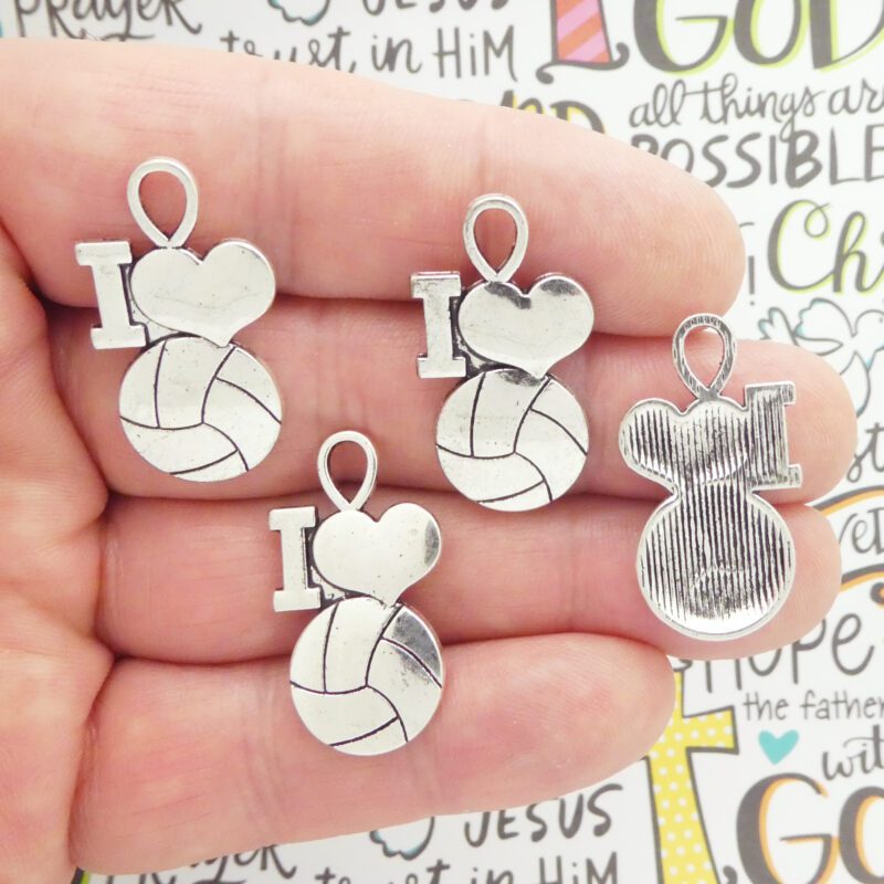 volleyball charms for bracelets
