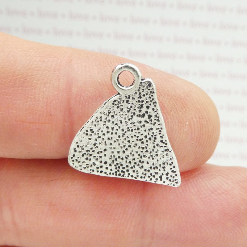 6 Silver Pizza Charm 21x19mm by TIJC SP1044 - Image 4