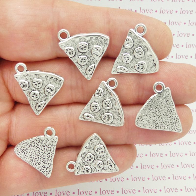Pizza Charms for Jewelry Making