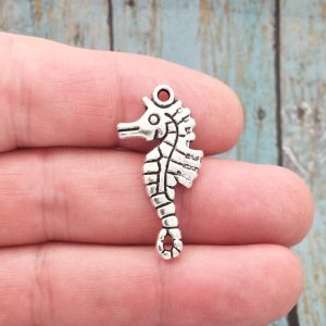 Seahorse Charm Silver