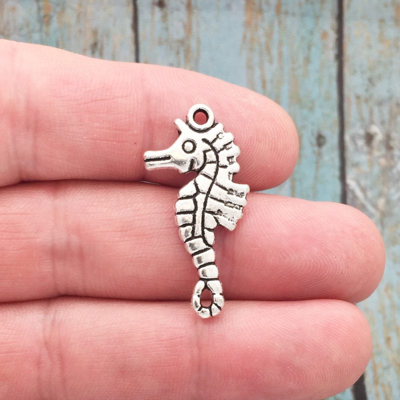 Seahorse Charm Silver