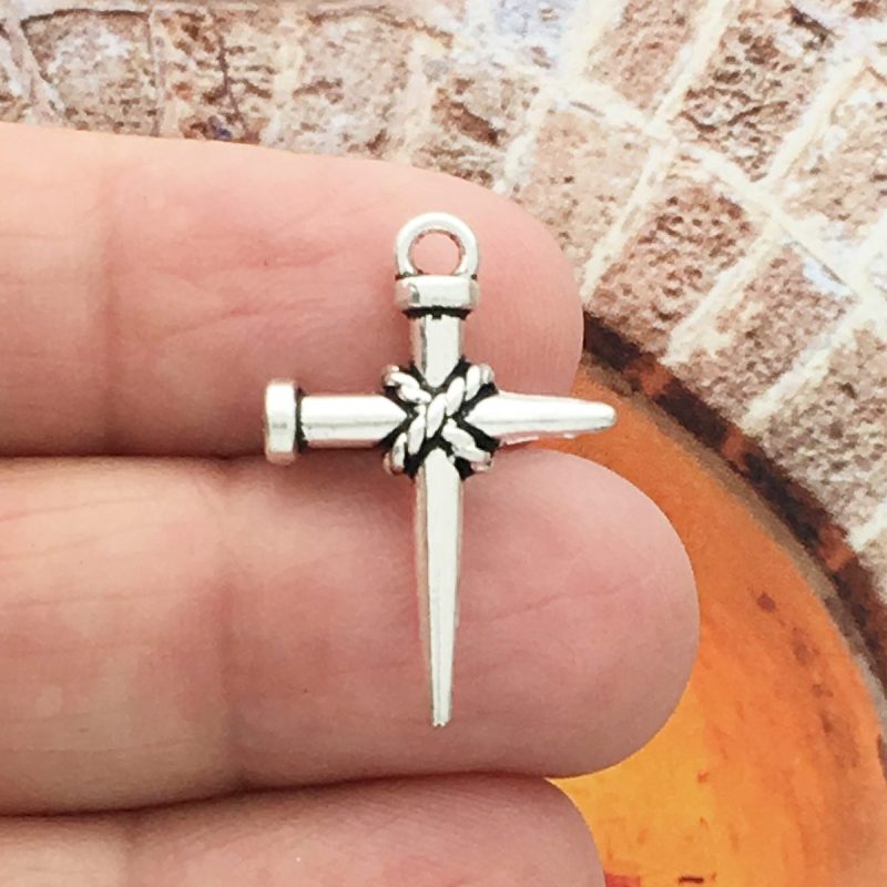 Nail Cross Charm