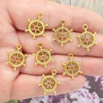 Ship Wheel Charms Bulk