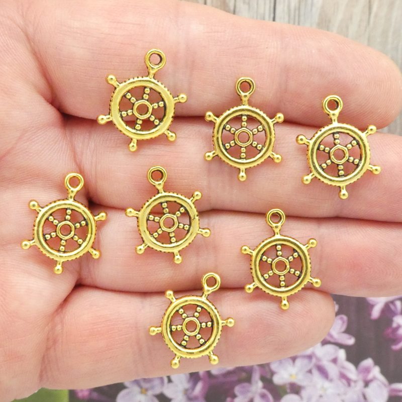 Ship Wheel Charms Bulk