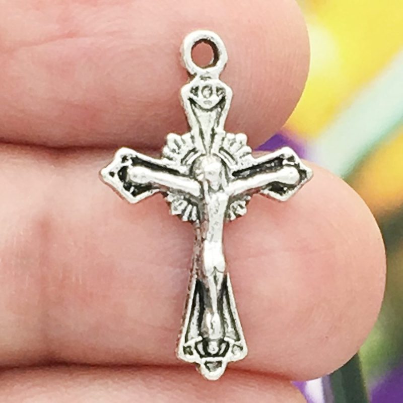 small crucifix charms bulk