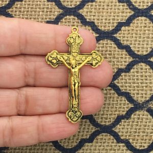 Gold Crucifix Pendant