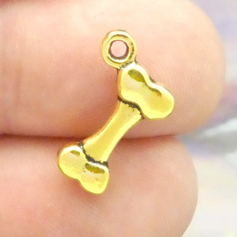 dog bone charms for jewelry making