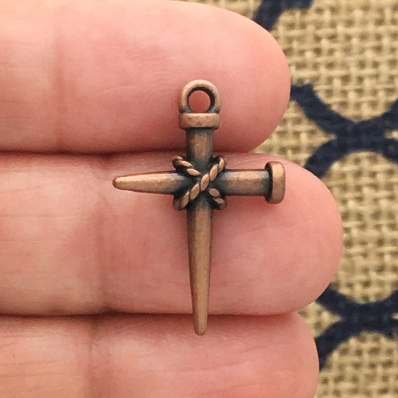 nail cross charms for jewelry making
