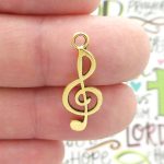 Treble Clef Charms for Bracelets
