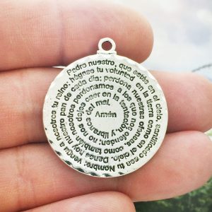 Spanish Lord's prayer medal