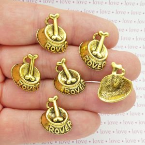 Dog Bowl Charms Bulk