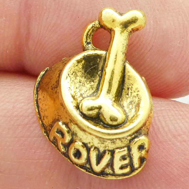 Dog Bowl Charms Wholesale