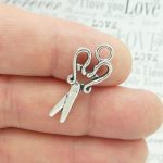 Silver Scissors Charm