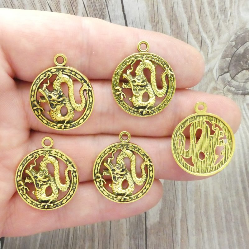 Chinese Dragon Charms Bulk