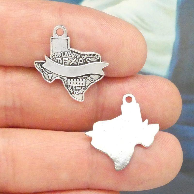 Silver Texas Charms Wholesale