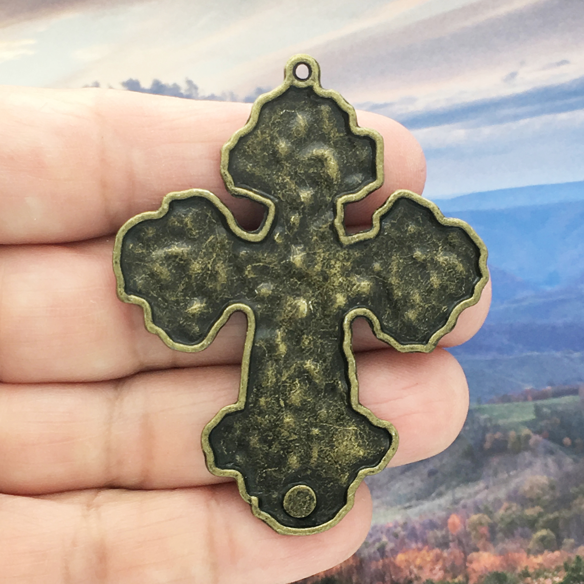 Bronze Cross Pendant