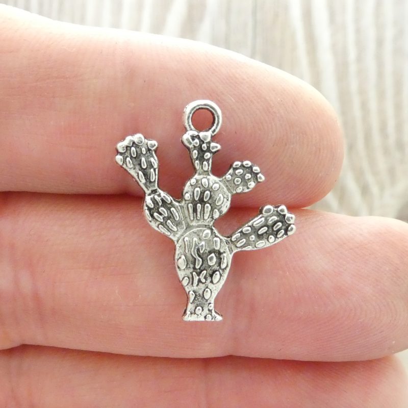 Cactus Charms for Jewelry Making