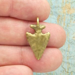 bronze arrowhead charms for jewelry making