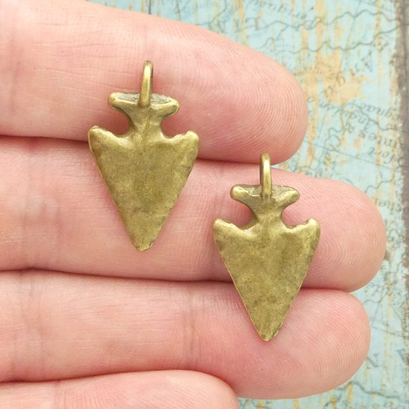 bronze arrowhead charms wholesale