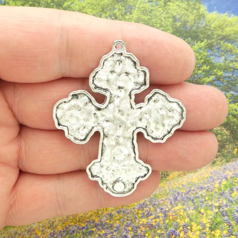 Hammered Cross Pendant