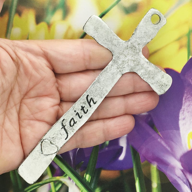 2 Silver Bookmark Believe and Faith by TIJC SP1227 - Image 3