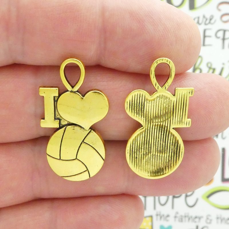 volleyball charms for bracelets