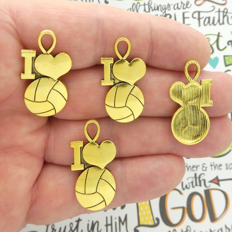 volleyball charms bulk