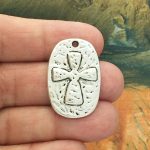Hammered Cross Pendant