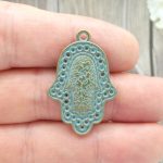 Gold Hamsa Hand Charm