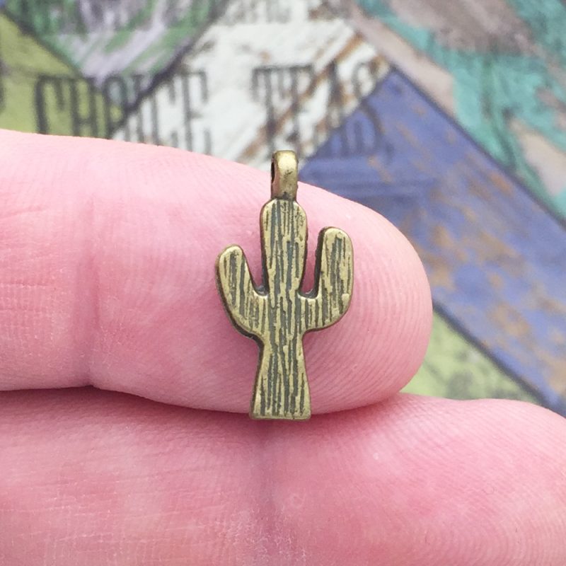 Cactus Charms for Jewelry Making